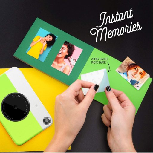 Kodak Printomatic instant fényképezőgép, Zink 2x3" papírméret, zöld