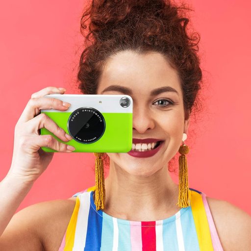 Kodak Printomatic instant fényképezőgép, Zink 2x3" papírméret, zöld
