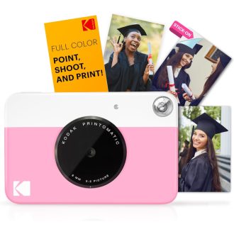   Kodak Printomatic instant fényképezőgép, Zink 2x3" papírméret, rózsaszín