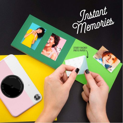 Kodak Printomatic instant fényképezőgép, Zink 2x3" papírméret, rózsaszín