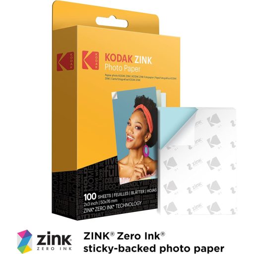 Kodak Zink instant fotópapír, 2x3" papírméret, 100 db