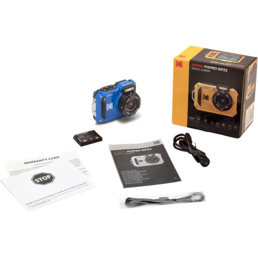 Kodak Pixpro WPZ2 vízálló, porálló, ütésálló digitális fényképezőgép, kék