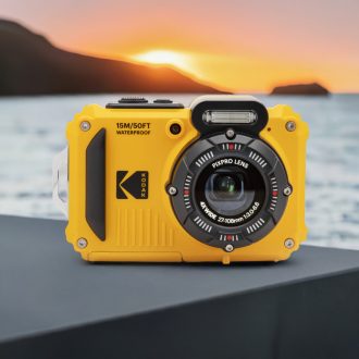   Kodak Pixpro WPZ2 vízálló, porálló, ütésálló digitális fényképezőgép, sárga