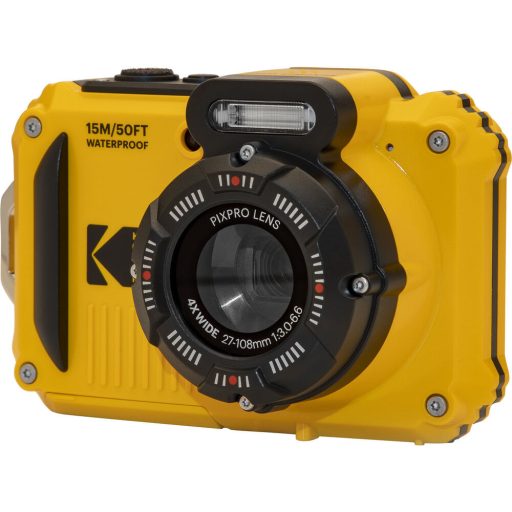 Kodak Pixpro WPZ2 vízálló, porálló, ütésálló digitális fényképezőgép, sárga