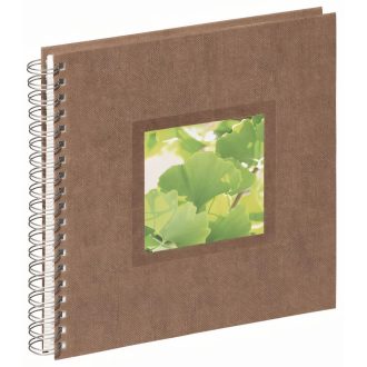   Pagna Nature Ginkgo 24x25cm szövet spirálos barna fotóalbum