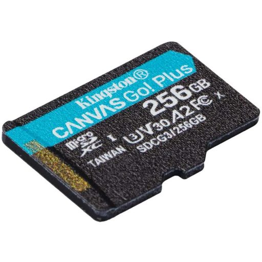 Kingston Canvas Go Plus micro SDXC 256GB CL10 UHS-I U3 V30 A2 (170/90 MB/s)