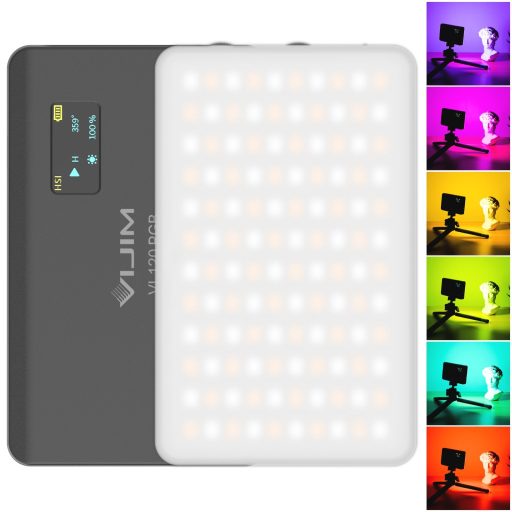 Ulanzi VL120 RGB LED videólámpa, 20 féle fényeffektus