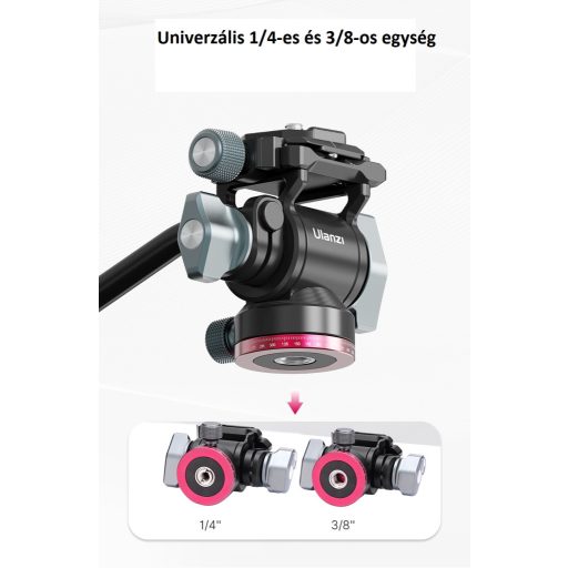 Ulanzi U-190 mini fluid videó állványfej