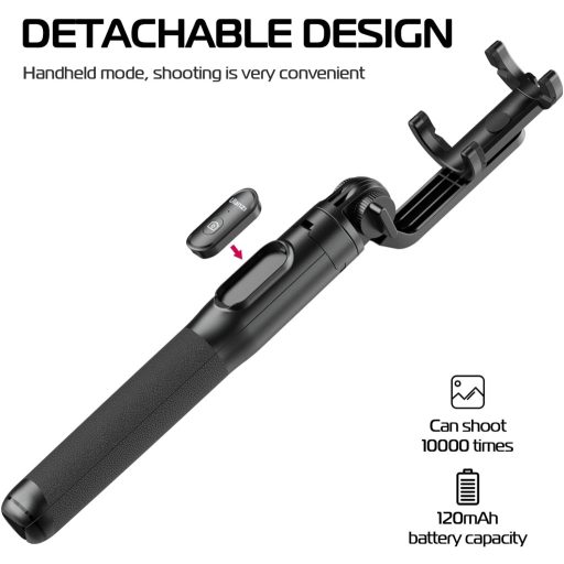 Ulanzi SK-03 szelfie állvány, monopod, bluetooth adapter, 30-160cm magasság