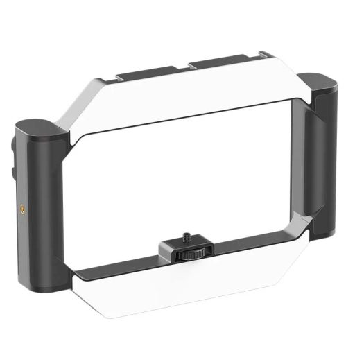 Ulanzi U-rig, LED keret, telefon tartóval, 3 vakupapucs, bluetooth kioldó, 2500k-9000K, 5000mAh