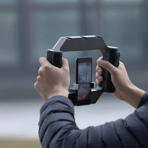 Ulanzi U-rig, LED keret, telefon tartóval, 3 vakupapucs, bluetooth kioldó, 2500k-9000K, 5000mAh
